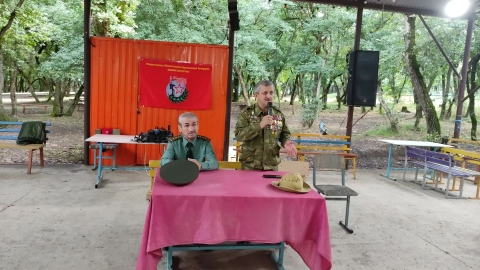 «Голоса истории: встреча с ветеранами боевых действий в „Орлёнке“» где отдыхают воспитанники детского дома №7 г.Избербаш